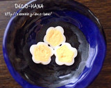100均星の抜き型でお花のうずらのゆで卵作り方6写真