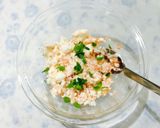 ハーブとたらこのカッテージチーズサラダ作り方3写真