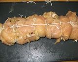 チキンの野菜巻き煮込み作り方3写真
