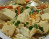 節約‐簡単☆めんつゆで豆腐の卵とじ♪作り方5写真