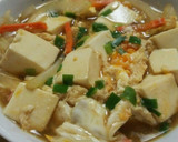 節約‐簡単☆めんつゆで豆腐の卵とじ♪作り方5写真