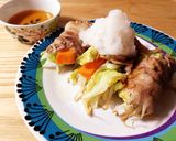 特製ダレでさっぱり豚バラの野菜巻き♪作り方4写真