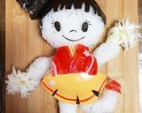 さけチーポンポン チアガール作り方5写真