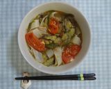 マクロビ：夏野菜のスパイシーフォー作り方7写真