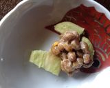 納豆&ハッピーターン　えだ豆味作り方2写真