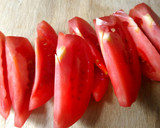 トマトのゴマ和え作り方1写真