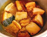 擂り胡麻たっぷり砂糖味醂なし胡麻味噌角煮作り方15写真