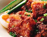 擂り胡麻たっぷり砂糖味醂なし胡麻味噌角煮作り方21写真