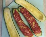 まるごとズッキーニ☆ジューシー肉詰め♪作り方3写真