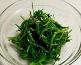 わが家のおかひじきナムル作り方4写真