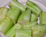 ヘルシー◎レンチン揚げナスの胡麻ダレ煮作り方2写真