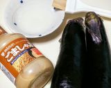 ヘルシー◎レンチン揚げナスの胡麻ダレ煮作り方1写真