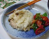 手抜きな鶏ときのこの炊込みライス作り方3写真