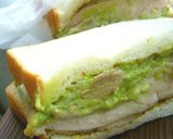 2人で食べれば幸せ❤チキンアボカドサンド作り方8写真