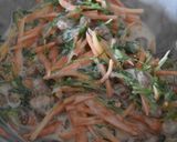 豆苗と納豆のかき揚作り方2写真