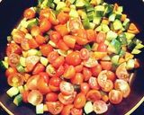 夏野菜で簡単タコライス風作り方5写真