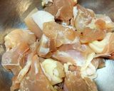 鶏股肉の味噌漬け作り方1写真