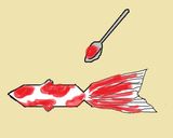 さいておいしいモッツァレラde涼しげ金魚作り方5写真