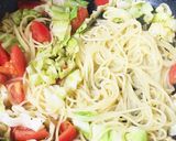 妊婦栄養満点薄味トマトパスタ作り方3写真