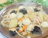 冷やし八宝菜あんかけ蕎麦作り方4写真