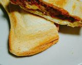 残りもののミートソースでホットサンド作り方1写真