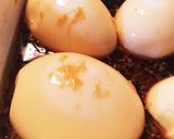 にんにく生姜ごま油！しっかり味の半熟煮卵作り方3写真