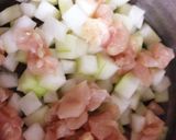 冬瓜と鶏の中華風スープ作り方1写真