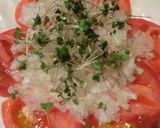 ♪トマト切って玉ねぎたっぷり!簡単サラダ作り方4写真