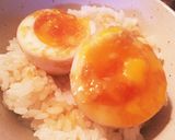 にんにく生姜ごま油！しっかり味の半熟煮卵作り方5写真