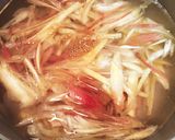 具沢山のさっぱり麺つゆ(つけ汁)作り方2写真
