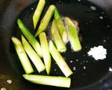 塩レモンで★アスパラと舞茸のソテー作り方3写真