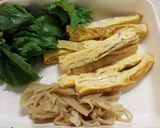 夕弁当運動会♪青じそ厚焼き卵の巻き寿司作り方2写真
