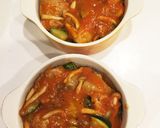 トマトチキンのっけスフレオムレツ作り方6写真