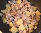 丼にも♪ニラたっぷりじゃが豚炒め☆作り方6写真