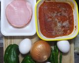 メキシコ風スクランブルエッグのパスタ作り方1写真