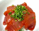 手こね寿司風！マグロの漬け丼作り方6写真