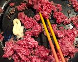 簡単！お弁当に☆ネギニラ入り麻婆茄子作り方2写真