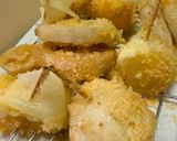 泥酔調理　オニオン　レンコンフライ作り方4写真