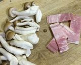 ベーコンとしめじのとろ〜りスープ作り方1写真