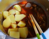 簡単！セロリとじゃが芋と舞茸のスープ☆作り方7写真