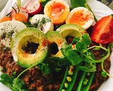 半熟卵といろいろ野菜のキーマカレー作り方13写真