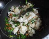 ニラと納豆チャーハン作り方3写真