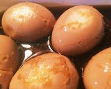 にんにく生姜ごま油！しっかり味の半熟煮卵作り方6写真