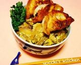 スピード飯♡簡単時短！餃子のっけて他人丼作り方8写真
