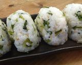 壬生菜ｏｒ京菜の浅漬けで♪菜飯おにぎり作り方4写真