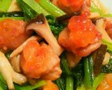 簡単＊豚こま肉団子と小松菜の中華煮作り方14写真