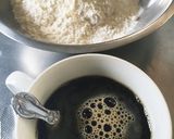 アマニ油入り☆HMで黒糖の蒸しパン☆作り方1写真