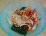 簡単！蒸し鶏とたたききゅうりのキムチ和え作り方7写真