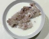 雑穀米入り白飯の牛乳かけ作り方3写真