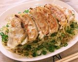 フライパンで簡単☆餃子お好み焼き*広島風作り方5写真